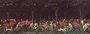 UCCELLO, Paolo Hunt in night Norge oil painting reproduction